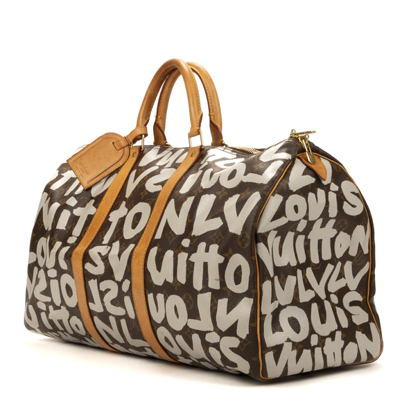 Louis Vuitton Ltd. Ed. Stephen Sprouse Graffiti Keepall 50 - Picture 2 of 8